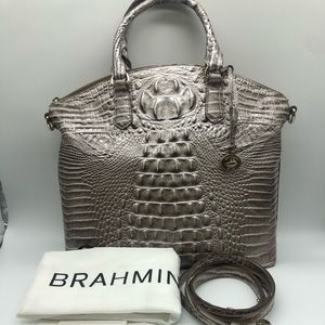 Brahmin Large Duxbury Satchel Chardonnay